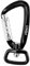 Lixada Swivel Carabiner Clip 360° Rotatable Locking Carabiner Small Auto Climbing Carabiner for Hammock Hanging, Pet Leash, Key, Water Bottle (Black-D-ring)
