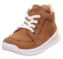 Superfit Jungen Breeze Lauflernschuhe, Gr. 25 EU, Braun/Gelb 3000