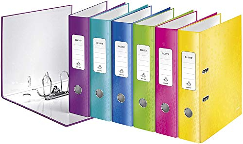 Qualitäts-Ordner WOW A4 (6 Farben) Alle farbigen Farben (ohne weiß)