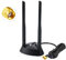 Vecys 2.4G / 5.8G Dual Frequenz WiFi Antenne Signalverstärker Magnetbasis 6dBi RP-SMA Adapter Desktop PCIE Netzwerkkarte AX200 Externe Antenne 1.2m 3.9Fuß für WLAN Router Karte Wireless