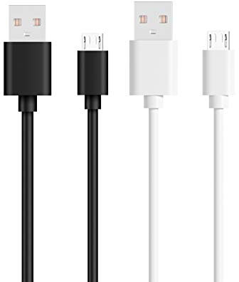 SGUUVAY 2Pack 6.6ft Micro-USB Charger Charging Cords for Samsung Galaxy Tab A, E, 3, 4, S, S2 10.1 8.0 9.7 7.0 SM-T280/387/550/580/350 Tablet Charging Cables