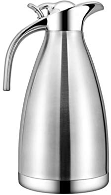 Borraccia Termica in Acciaio Inox 1.5L - Contenitore Isolato Doppia Parete Per Casa E Ristorante, Borraccia Termica con Manico Comodo Ideale Per Bevande Calde E Fredde