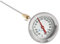 Lantelme Räucherthermometer 120°C mit 50cm Sonde und Messing Konus zur Befestigung | Edelstahl Analog Räucher Thermometer | Ideal für Smoker, Räucherofen, Räuchergrill, Räuchertonne und Räucherschrank