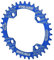X AUTOHAUX 36 Zähne 104 mm 4 Löcher Aluminiumlegierung Fahrrad Kettenradgarnitur Kettenblatt Kurbelgarnitur Zahnplatte blau