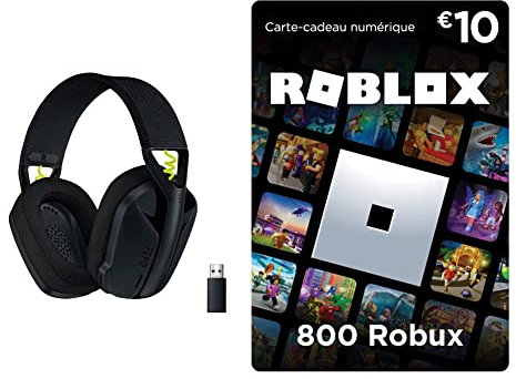 Logitech G435 Lightspeed+Carte Cadeau Roblox