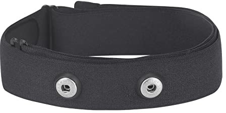 Rich Green Valley Heart Rate Monitor Chest Strap Replacement Band for Myzone Mz-3 Strap (Black, M)