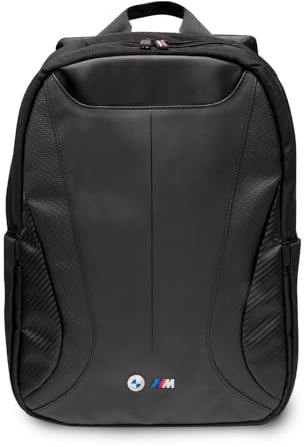 BMW Sac à dos BMBP15SPCTFK 16 Noir Carbon&Leather Tricolor, Noir