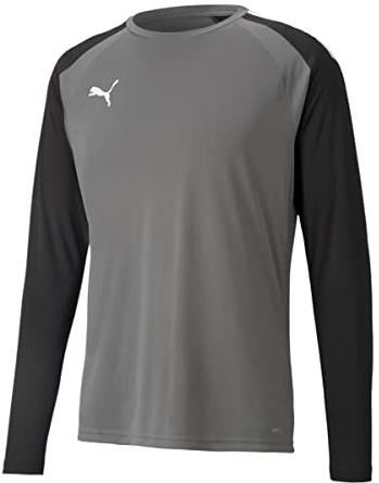 PUMA teamPACER Torwarttrikot Langarm grauschwarzweiss, L Unisex