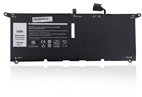 Wikinu 52Wh DXGH8 Laptop Akku für Dell XPS 13 9370 9380 7390 2019 Inspiron 13 7000 7390 7391 2-in-1 5390 5391 14 7400 7490 Latitude 3301 Inspiron 5390 5391 7400 7490 G8VCF P82G001