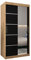 ABIKSMEBLE Armoire Porte coulissante Miroir Verona 2 - Dressing Chambre Adulte - Penderie Vetement Dressing - Garde Robe - Placard Chambre - Armoire 2 Portes - Closet
