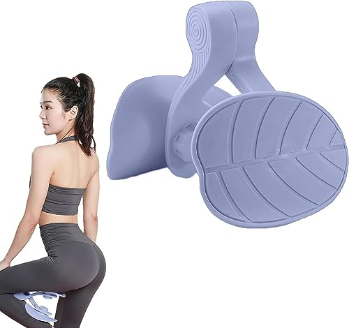 EHOTER Oberschenkeltrainer Beckenbodentrainer Bein Beintrainer Beinpresse Oberschenkel Beckenboden Trainer Beine Hüfttrainer Trainingsgerät für Innenschenkel Zuhause Damen Frauen (Blau)
