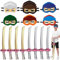 TUZHE Ninja Party Mitgebsel Kindergeburtstag 16 Stück - Masken, Aufblasbares Zubehör, Spielzeug für Jungen (Themed Party 2)