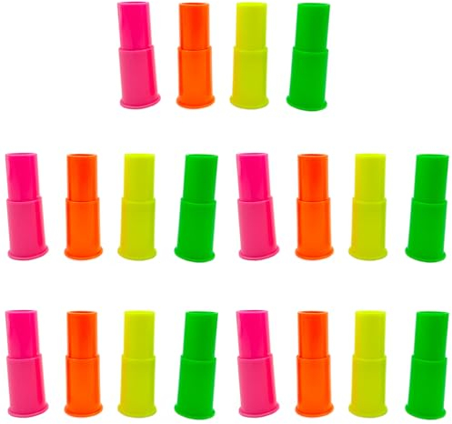 Niuhong 20 Pcs Sonajeros Fiesta Multicolores Silbatos Hacer Ruido Tubo Plástico Divertido Pipa Tocando Juguetes Musicales Regalos Niños Carnaval Fiesta Cumpleaños Color Aleatorio