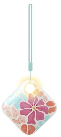 Gaiatop Handwärmer Wiederaufladbar, Doppelseitige Heiße Hände mit Licht & 2 Riemen, Wiederverwendbare Tragbare Elektrischer Taschenheizung, Geschenke für Frauen Männer