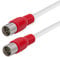 MaxTrack Antennenkabel nach Vodafone Spezifikation – FQMS6,0L, VF TS 5001, Quick F-Stecker, Sat Kabel, Class A, 4-fach geschirmtes Koaxialkabel, Für Kabel-TV, Internet und Satellitenreceiver
