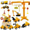 Tortendeko Baustelle, 18 Stück Bagger Kuchendeko, Baustellenfahrzeuge Verkehrsschilder Kinder, Kunststoff Bagger Spielzeugauto, Bagger Cake Topper, Baustellen Fahrzeuge Tortendeko