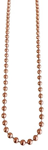 Premium Roller Blind Metal Beaded Pull Chain - Continuous Loop (150cm Drop, Copper Effect)