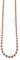 Premium Roller Blind Metal Beaded Pull Chain - Continuous Loop (150cm Drop, Copper Effect)