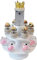 Surprise Pop-Up-Kuchenhalter, Dessertturm, Cupcake-Tablett, doppellagig, Kuchenständer für Teeparty, Hochzeit, Kuchenständer mit Früchten, Desserts und Süßigkeitentellern