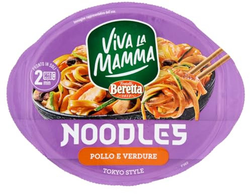 Viva La Mamma - Noodles con pollo e funghi 220g