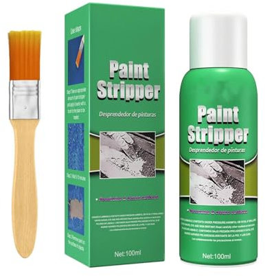 Decapante de pintura | Removedor de pintura para madera de 100 ml | Limpieza sin costuras de pintura y barniz con cepillo | Decapante de pintura automotriz para caravana, aviación, flota marina