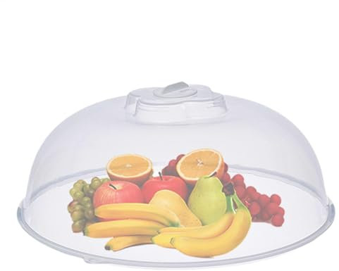 Clear Microwave Cover For Food, Microwave Plate Food Cover, Adjustable Steam Vent Anti-Splatter Lid For Most Plates And Bowls