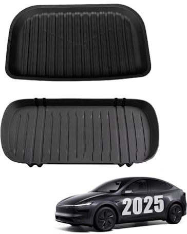 JSUDQR Kofferraummatte vorne und hinten, passend für Tesla Model Y 2025 Autozubehör