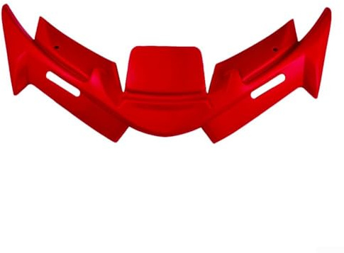 Axorafow Upgrade Fairing Winglet Motorcycle Wind-resistant Abs (2021–2022) – R15 Aerodynamic Wing Front Deflector Stylish Body Kit Spoiler(Red)