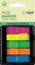 SIGEL HN489 Haftmarker im Spender, 200 Mini-Streifen im Format 12 x 45 mm, 5 Neon-Farben