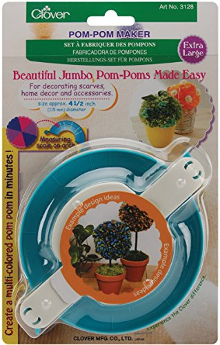 Bulk Buy: Clover Pom Pom Maker Extra Large 1/Pkg 4 1/2 3128 (3-Pack)