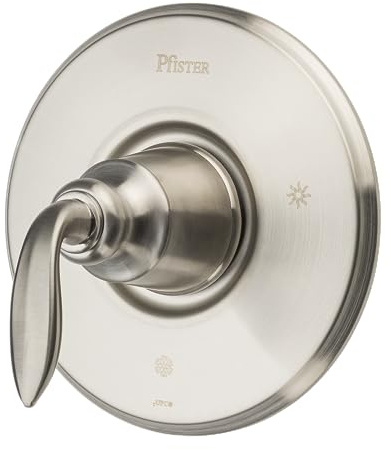 Pfister R89-1CBK Avalon One-Handle Tub and Shower Valve Trim, Brushed Nickel