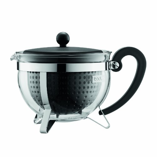 Bodum - 1970-01-2 - Chambord - Théière - Filtre en Plastique - Noir