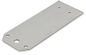 Kennzeichenhalter S50, S51, SR50, SR80 (Material Niroblech) (Befestigung am Rücklicht)