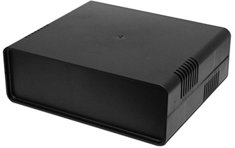 WITTKOWARE Halbschalen-Kunststoffgehäuse EURO-BOX, 205x180x70mm, schwarz