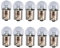 24Volt 10 Stück R10W BA15S 24V 10Watt Nfz LKW Beleuchtung - Glühlampe, Glaslampe, Glühbirne, Soffitte, Lampen.