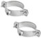 PRIOstahl® Rohrschellen aus Edelstahl V2A f. Stockschrauben - Rohrhalter Rohrbefestigung Rohr (1 1/2 Zoll, 45-52mm, 2 Stück)
