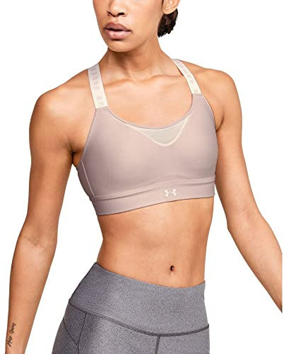 Under Armour Womens Sport Bras Ua Infinity High Sports Bra, Dash Pink, 1351994-667, XS