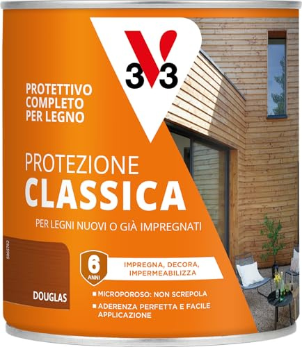 V33 Protettivo Completo Legno a Solvente Prot.Classica Douglas 0,75L