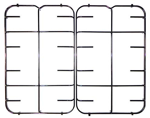 Kit Hotpoint Ariston Indesit Creda - 2 griglie 447 x 285 mm. in ferro smaltato lucido nero per cucina piano cottura 4 fuochi - C00094857-482000028051 - P2759/KIT