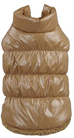 Herbst Winter Haustier Hunde Katzen Daunenjacke, Hund Mantel Verdickung, Wasserdicht Fleece gefüttert Warme Winterjacke Hunde Bekleidung für Teddy, Yorkshire Terrier, Chihuahua, Pommern Kaffee S