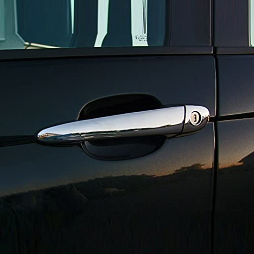 Recambo CHROM Türgriffe Kappen Blenden außen aus EDELSTAHL passend für BMW 3er E46 ab 10/2000