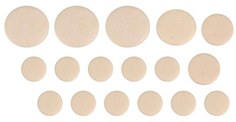 Tomotato 17 Piezas Almohadillas de Clarinete Almohadillas de Fieltro para Clarinete Almohadillas para Instrumentos de Viento de Madera BB Accesorios para Instrumentos de Clarinete Reemplazo