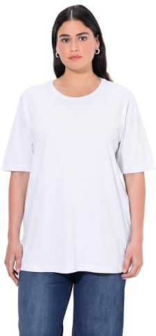 Ulla Popken Damen Basic-Shirt, Rundhals T-Shirt (1er Pack)