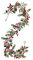 180 cm rote Beeren Weihnachtsgirlande künstliche Beerengirlande mit Tannenzapfen und Stechpalmenblättern, Wintergrüngirlande für Weihnachten, Kaminsims, Kamin, Urlaubsdekoration