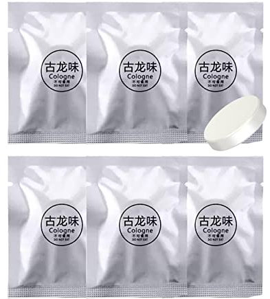 Amesor Car Air Freshener Tablet Refills - Aromatherapy Car Air Freshener Refills - Car Air Vent Clip Solid Fragrance Replacement Pads - Car Aromatherapy Tablet 6-Pack, Vehicle For Men Women