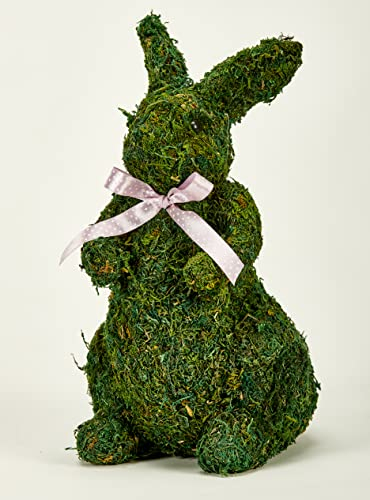Worth Imports Osterhase aus Moos, 28 cm Hase, Styropor, Mehrfarbig, Large