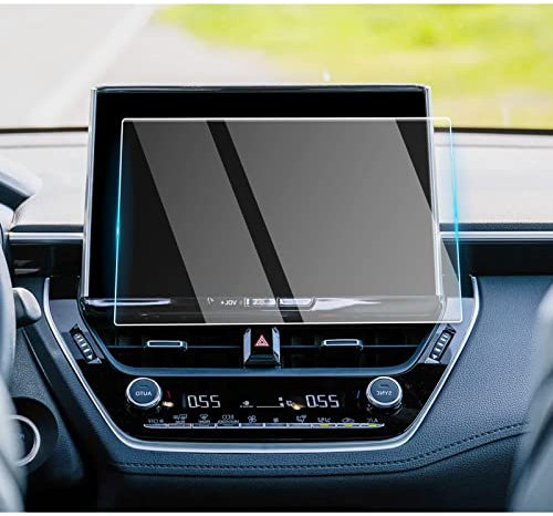 CDEFG Kompatibel mit Toyota Corolla 2022-2023 2024, Navigation Schutzfolie Tempered Glas 9H 10,5 Zoll GPS Displayschutzfolie Folie Corolla Cross Touring Sports GR Hybrid Hatchback Zubehör (10,5 Zoll)