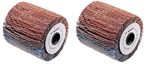 Rouleau à lamelles Bosch - Accessoires pour PRR 250 ES (largeur 60mm, grain 80) & Rouleau à lamelles - Accessoires pour PRR 250 ES (largeur 60mm, grain 120) 1600A0014W Rouge