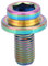 SUNGOOYUE Vis de Manivelle de Vélo, Alliage de Titane M8 * 15 Mm Vis de Pédalier BB Boulon de Bras de Manivelle (Coloré)