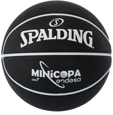 Spalding - Basketball - Limitierte Auflage Mini Cup des Königs 2024 - Offizieller ACB Basketball - Offizielle Größe (Mini Cup 2024 - Gummi, 7)